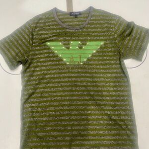 Armani Jeans Vintage LOGO Tee  Sz M